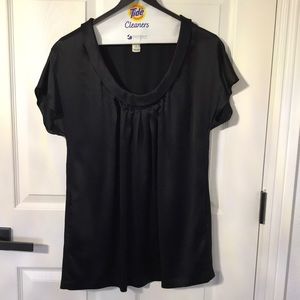 Black Silk Blouse